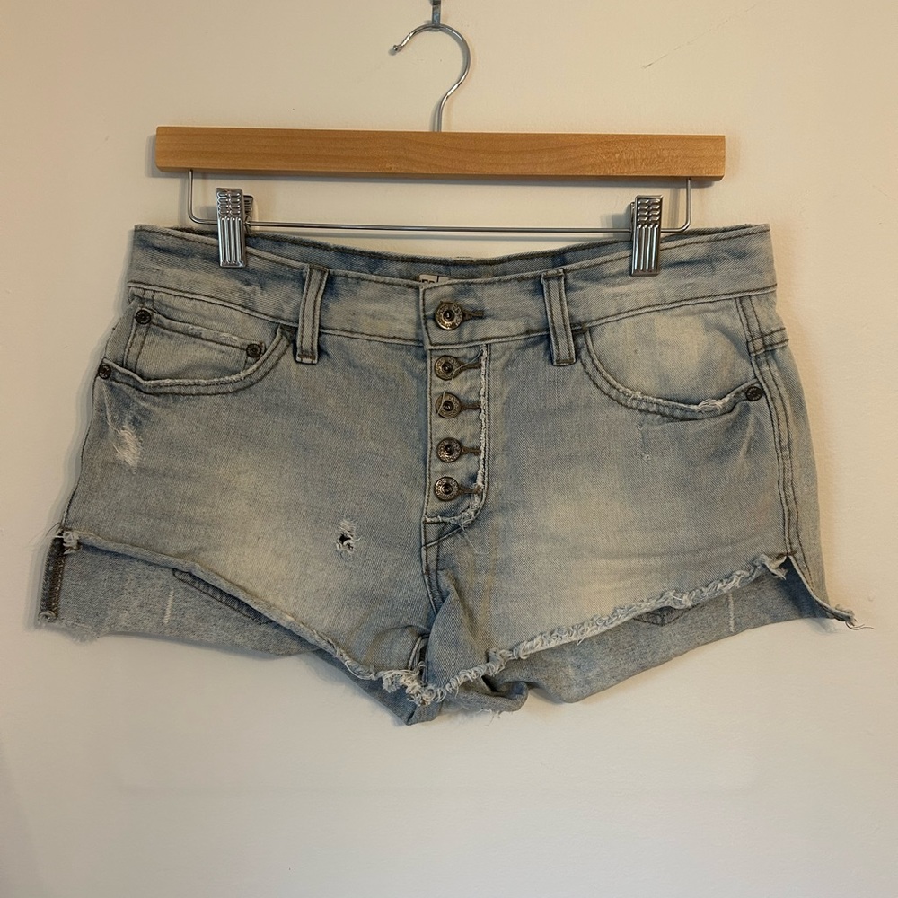 Free people jean shorts